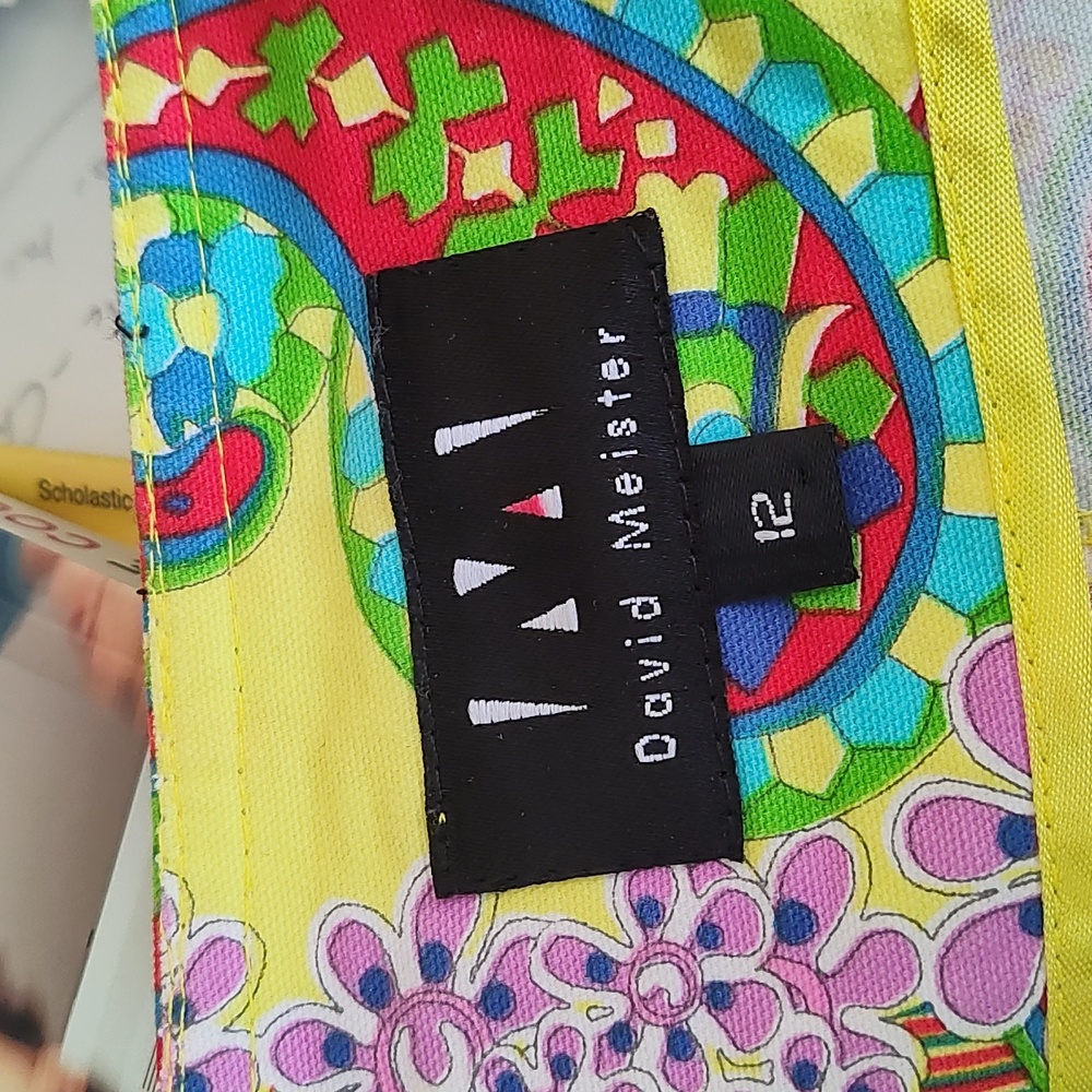 David Meister Multi Color Skirt Size 12 - Picture 8 of 9